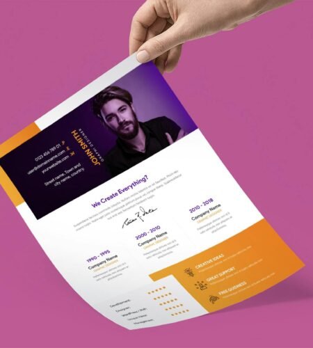 Resume Templates Free Download PSD – Word